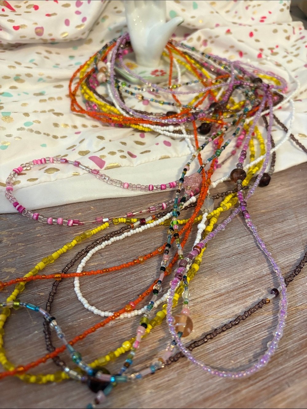 Multi-Color Beaded Women’s Necklaces Lot of 7